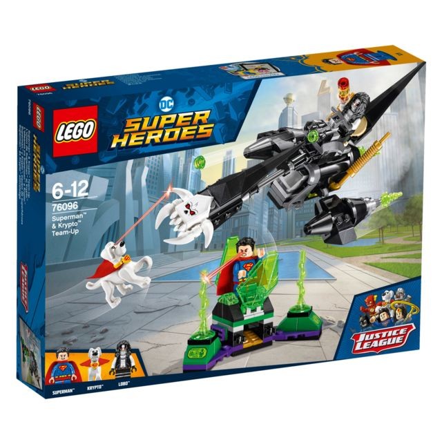 Lego - LEGO® DC Comics Super Heroes - L'union de Superman™ et Krypto™ - 76096 Lego  - Dc super hero