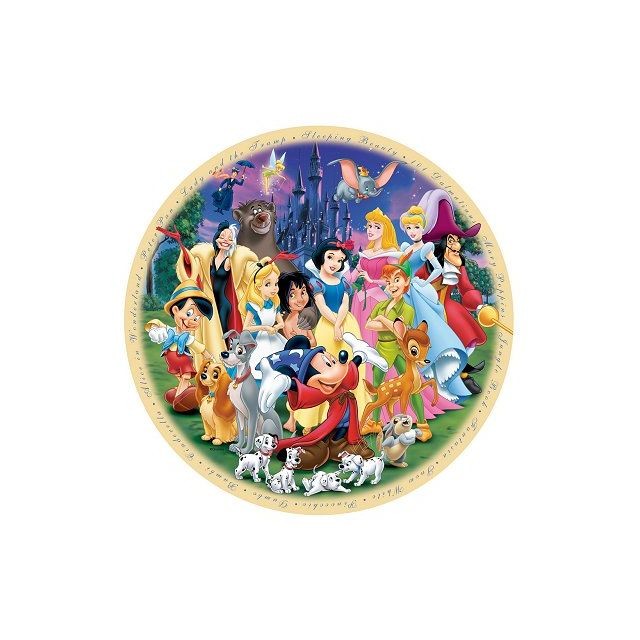 Ravensburger - Puzzle 1000 pièces rond - Le monde merveilleux de Disney - Ravensburger