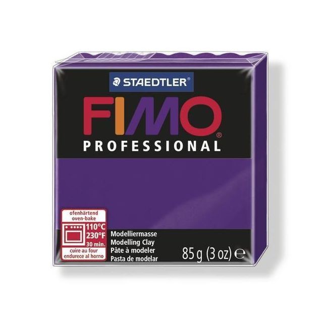 Fimo - Pâte Fimo 85 g Professional Violet 8004.61 - Fimo Fimo  - Jeux artistiques
