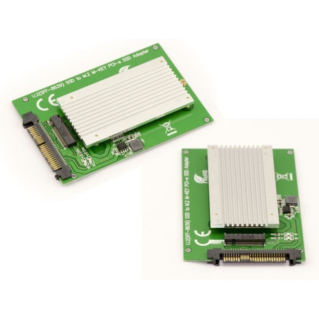 Kalea-Informatique - Adaptateur M2 PCIe M Key vers U2 (68Pin SFF-8639) Avec Radiateur Avec Radiateur Kalea-Informatique  - Accessoires SSD