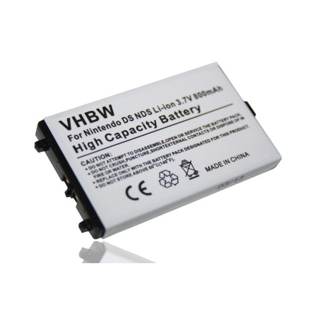 Vhbw - vhbw Li-Ion batterie 800mAh (3.7V) pour console de jeux Nintendo DS, NDS Vhbw  - PS2