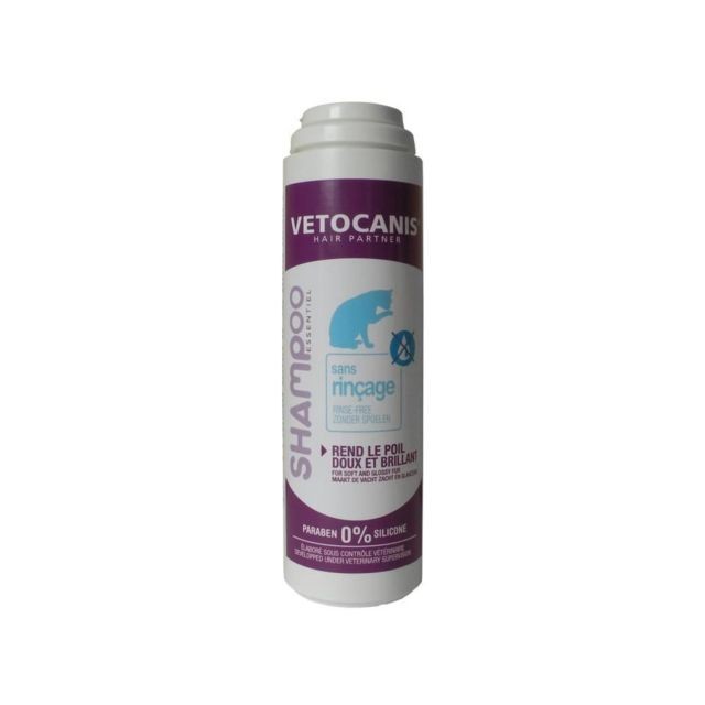 Vetocanis - VETOCANIS Shampoing sans rincage - Pour chat - Anti-parasitaire pour chien Vetocanis