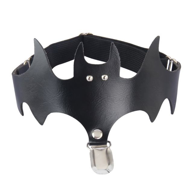 marque generique - anneau de jambe gothique bat ailes de ceinture de jarretière pour les femmes cadeaux halloween noir marque generique - Halloween