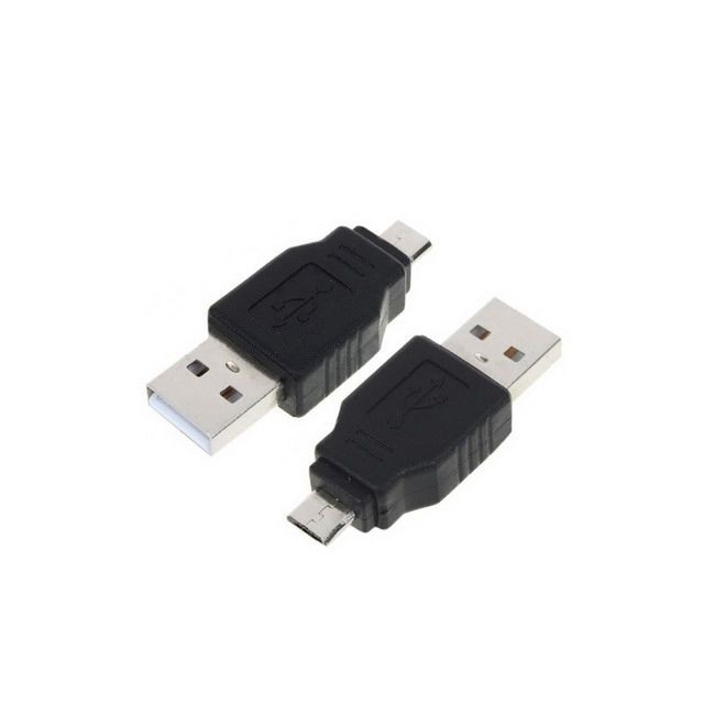 Wewoo - Adaptateur noir USB A mâle vers Micro USB 5 broches Wewoo  - Câble USB Micro usb