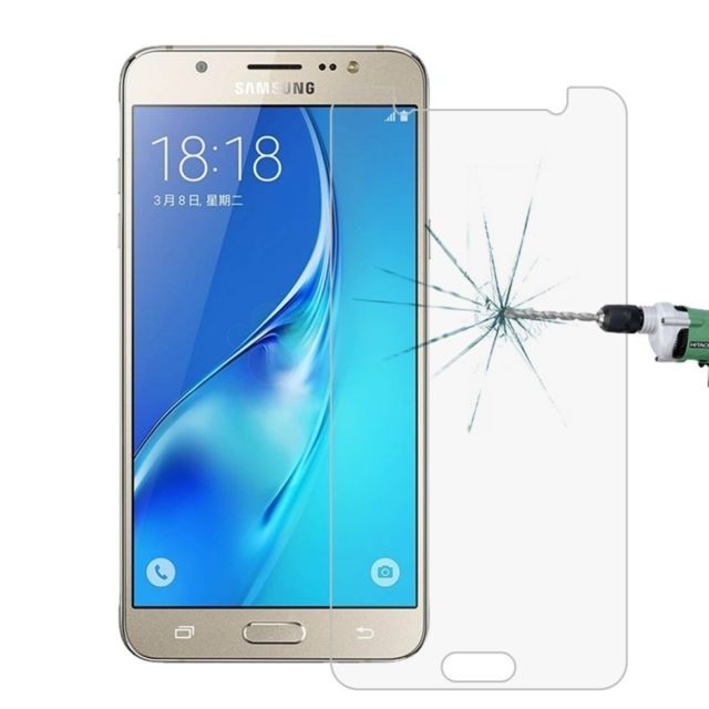 Wewoo - Verre trempé pour Samsung Galaxy J7 2016 / J710 0.26mm 9 H Surface Dureté 2.5D Antidéflagrant En Film D'écran Wewoo - Accessoires et consommables