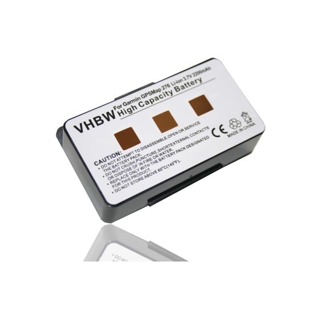 Vhbw - Batterie Li-Ion 2200mAh pour GARMIN GPSMap 276, 276c, 278, 296, 378, 396, 478, 496, etc. Vhbw  - Sport et vetement connecté