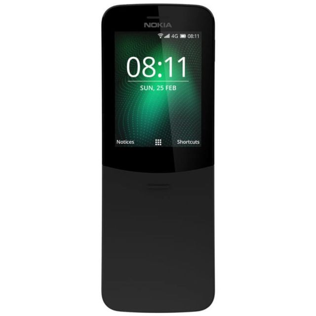 Nokia - Nokia 8110 - Noir Nokia  - Téléphone Portable