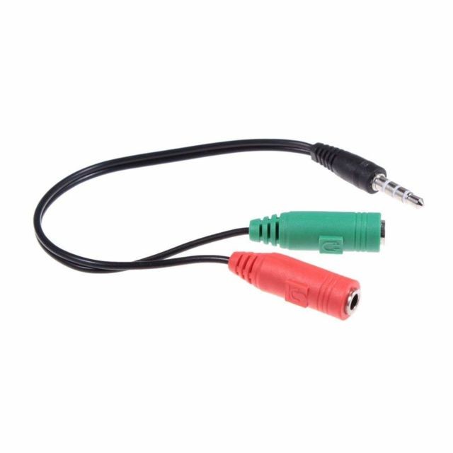 Ineck - INECK® Adaptateur jack male vers 2 jack femelle micro et casque stereo Ineck  - Câble Jack Ineck