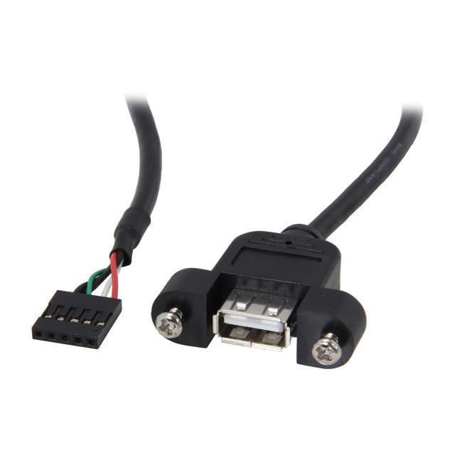 Câble USB Startech Câble Adaptateur USB 2.0 Header Carte Mere Interne vers Externe