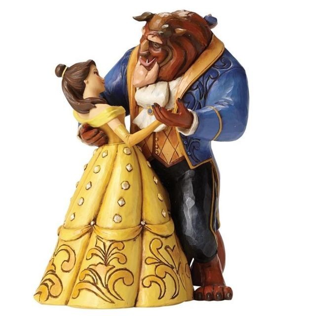 Films et séries Disney Figurine la Belle et la Bête - Dancing - Disney Traditions Jim Shore