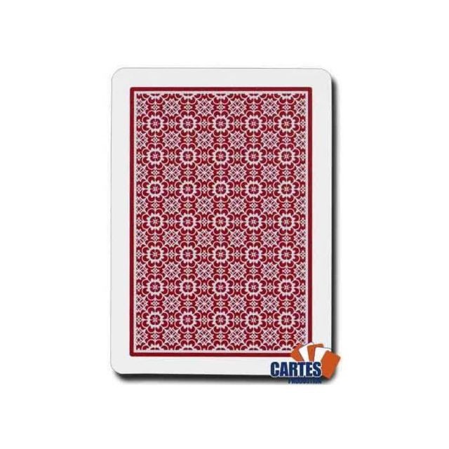 Accessoires poker Coffret Long Life Ramino - NTP - 2 Jeux de 54 cartes rouge et bleu 100% plastique - format poker - 4 index standards