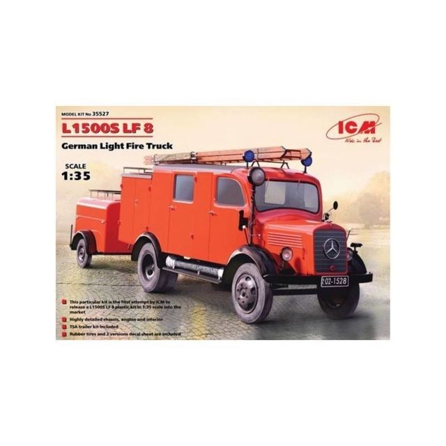 Icm - Maquette Camion L1500s Lf 8 German Light Fire Truck - Camions