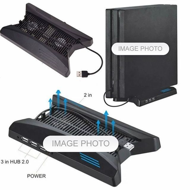 marque generique - Ventilateur Support Dock USB HUB pour Sony Playstation PS4 Pro Console de Jeux marque generique  - Sony ps4 pro
