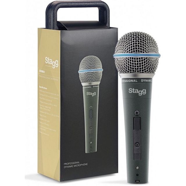 Stagg - Stagg SDM60 - Microphone chant et instrument Stagg  - Microphone Xlr