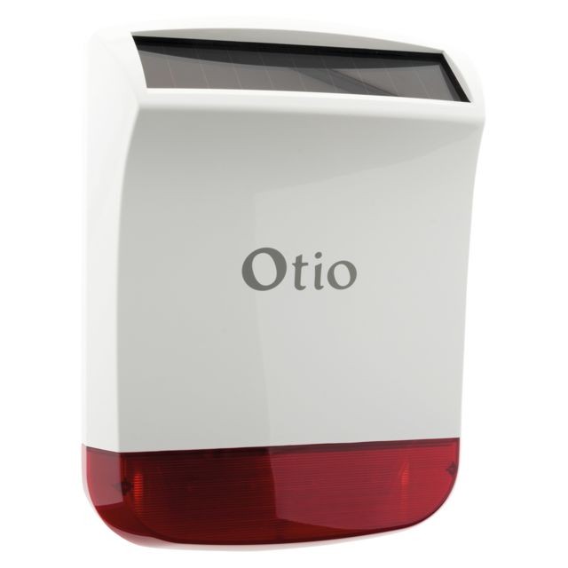 Otio - Sirène extérieure solaire sans fil 110dB pour alarme 75500x - Otio - Otio