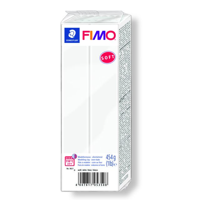 Fimo - Pâte Fimo 454 g Soft Blanc 8021.0 - Fimo Fimo  - Fimo