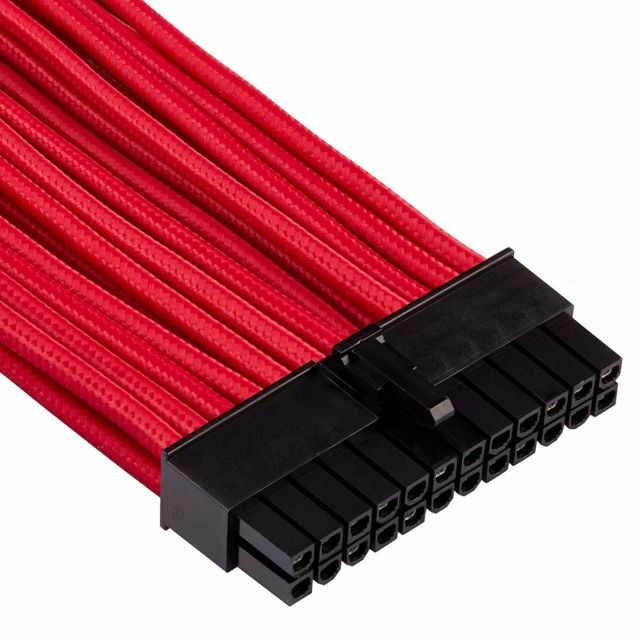 Câble tuning PC Starter gainés - rouge