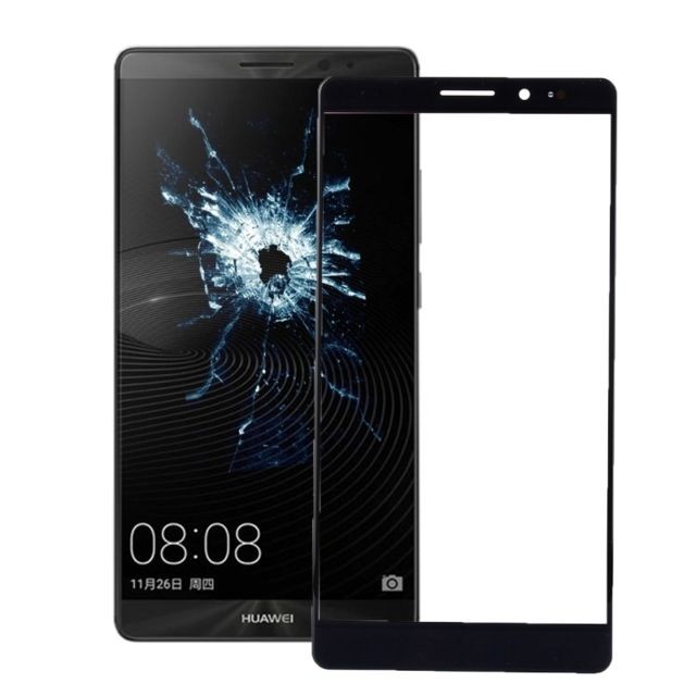Wewoo - Pièce détachée pour Huawei Mate 8 noir lentille extérieure de verre d'écran avant Wewoo - Accessoire Smartphone