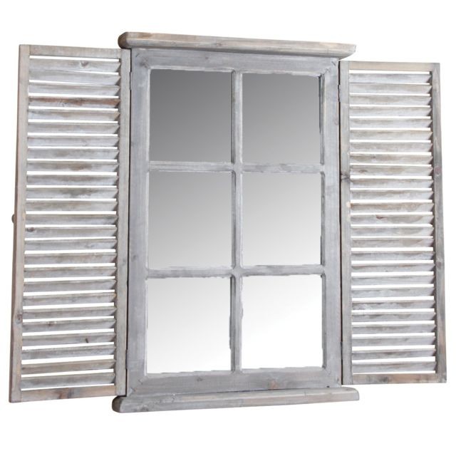 Aubry Gaspard - Miroir fenêtre en bois - Miroirs