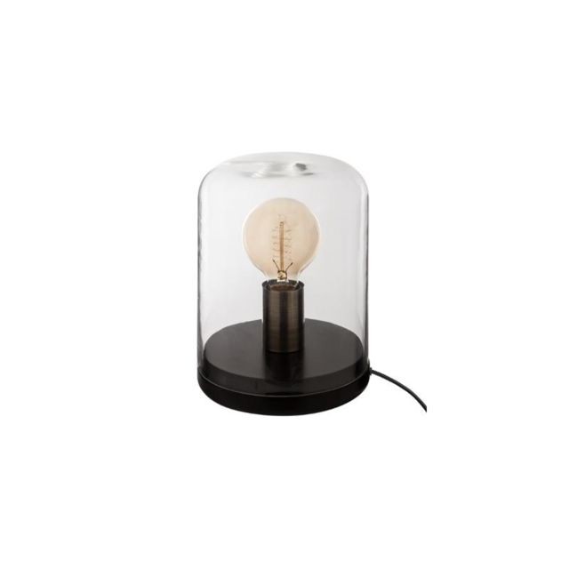 marque generique - Lampe dôme - D 17 x H 22 cm - Noir - Lampes à poser marque generique
