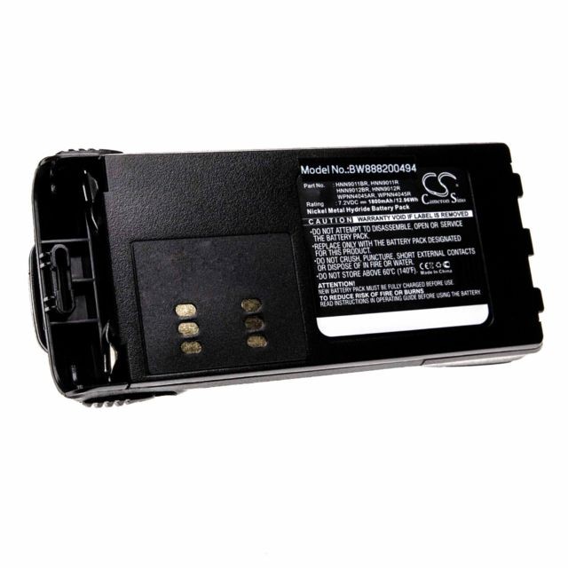 Vhbw - vhbw batterie compatible avec Motorola HT1550.XLS, HT750, MTX8250, MTX8250-LS, MTX8250.LS, MTX8250LS avec clip de ceinture radio (1800mAh 7.2V Ni-MH) Vhbw  - Accessoire Smartphone