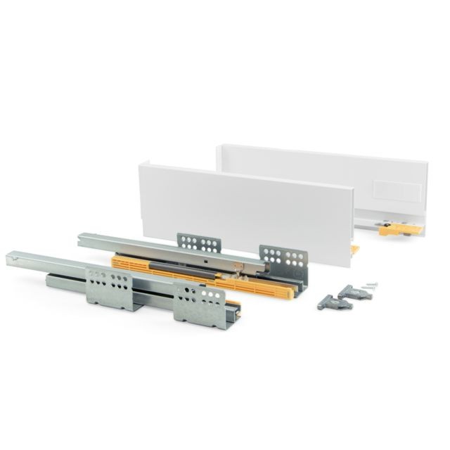Emuca - Kit de tiroir Concept EMUCA hauteur 138 mm et profondeur 300 mm finition blanc - 3100712 Emuca  - Quincaillerie
