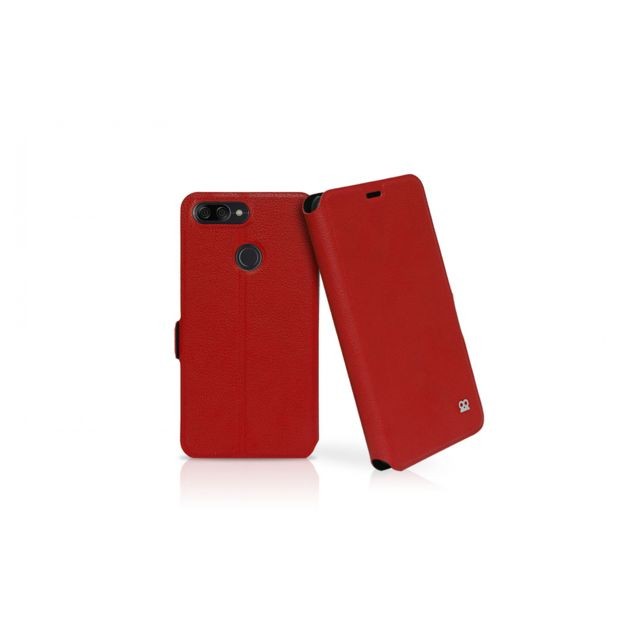 Autres accessoires smartphone Ibroz Ibroz Etui Folio Cover rouge pour Asus ZenFone Max M1 ZB555KL