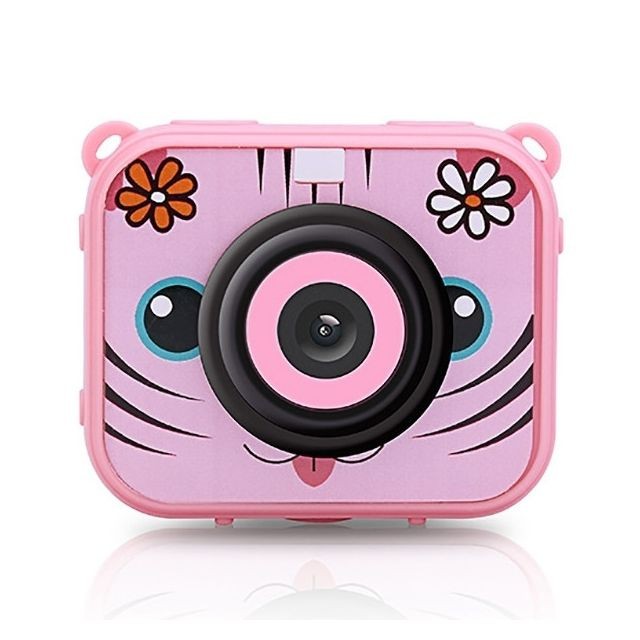 Appareil photo enfant Caméra Enfant G20 5,0 mégapixels 1.77 pouces écran 30m HD appareil photo numérique étanche pour les enfants rose