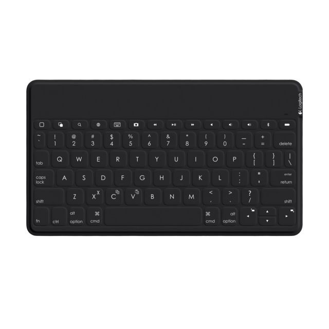 Logitech - Logitech Keys-To-Go clavier pour téléphones portables Noir QWERTY Néerlandais, Anglais britannique Bluetooth - Clavier Sans fil