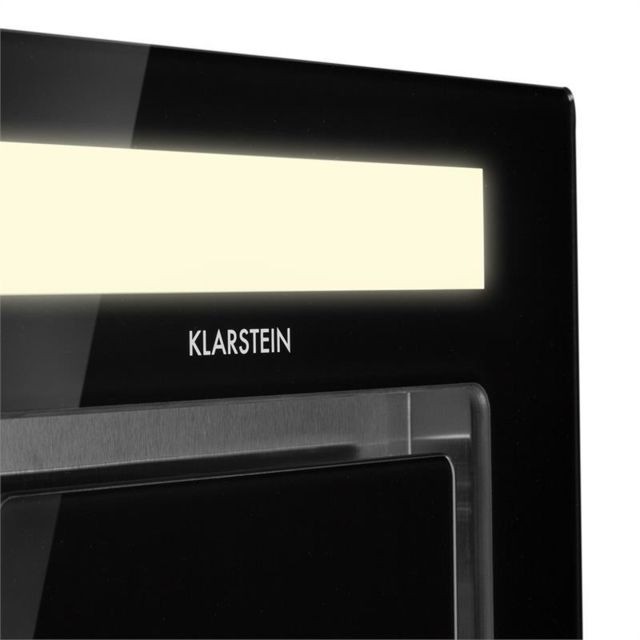 Hotte Klarstein Remy Set hotte aspirante 90cm 230W 620 m³/h noire + 2 filtres recyclag Klarstein