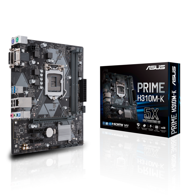 Asus - Intel H310 PRIME - Micro-ATX - Carte mère Intel Intel h310