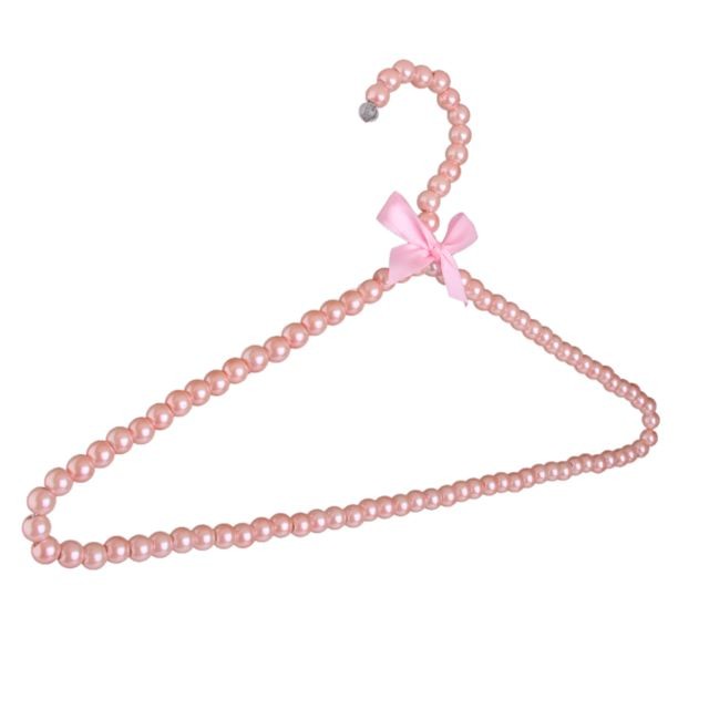 marque generique - Perles En Plastique Rose Bow Cintres Crochet Rack Pour Adultes 39cm marque generique - Cintre en plastique