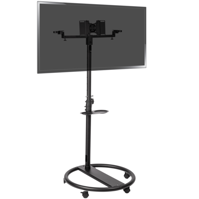 Bematik - Stand de soutien avec des roues pour TV écran plat VESA 50 75 100 200 et haut-parleurs - Bematik