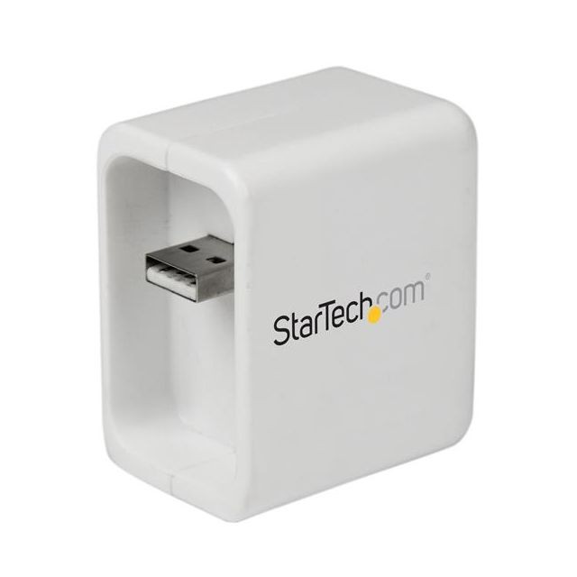 Startech - StarTech.com Mini Routeur Voyage WiFi sans fil N Portable pour iPad, Tablette, Ordinateur Portable - Auto Alimenté USB et Port de Charge - CPL Courant Porteur en Ligne
