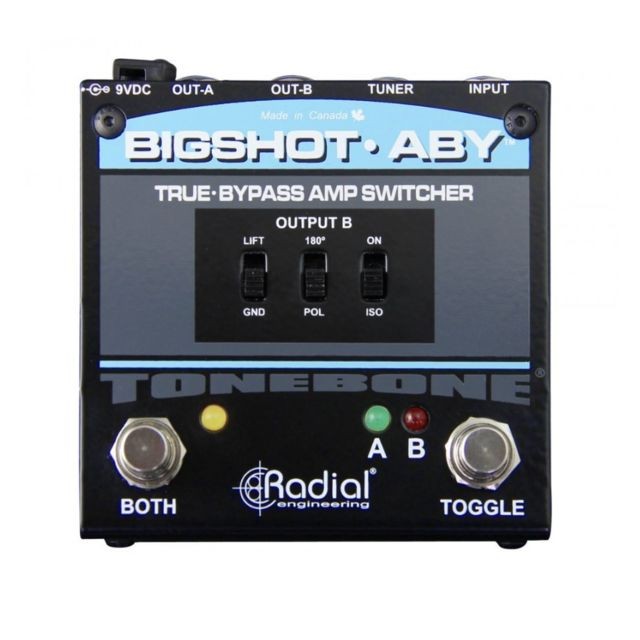 Effets guitares Radial Radial Bigshot-ABY - Sélecteur 1 in / 2 out passif