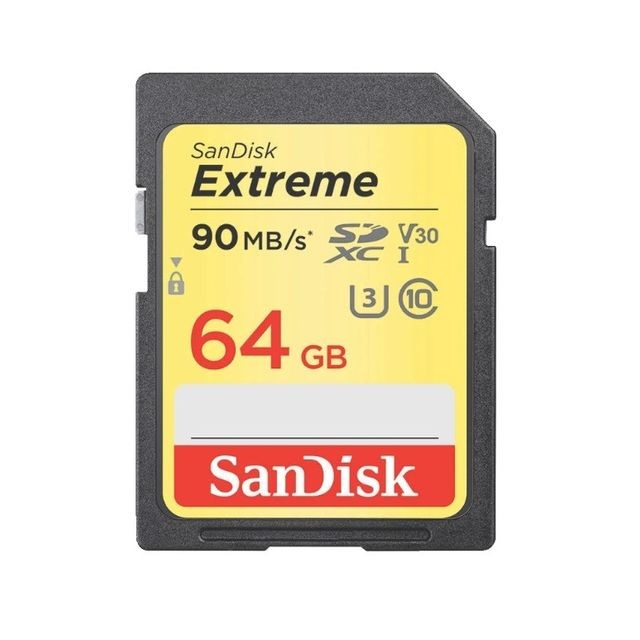 Sandisk - Carte mémoire Extreme - 64 Go SDXC - Carte Micro SD