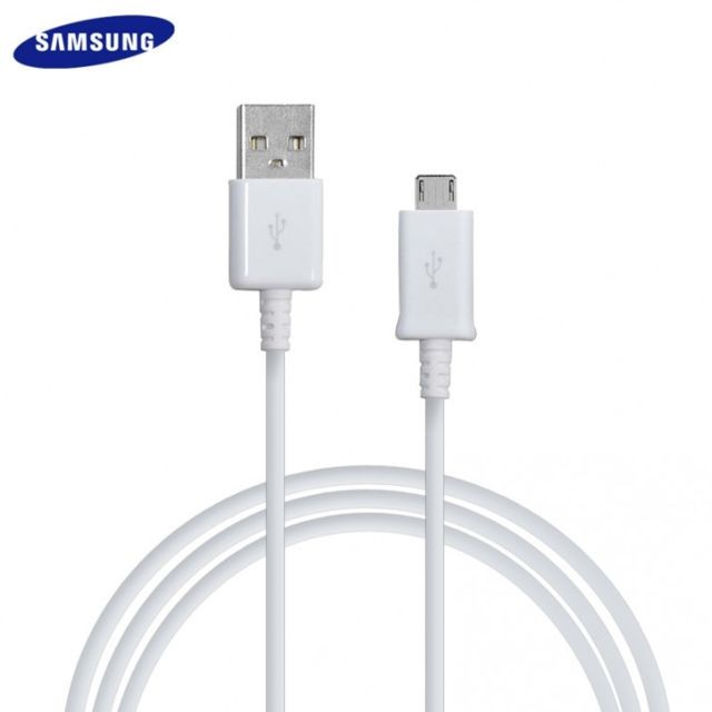 Samsung - Galaxy Note 4 Câble Samsung 1.5 mètre Data USB à Micro USB ECB-DU4EWE Blanc - Samsung