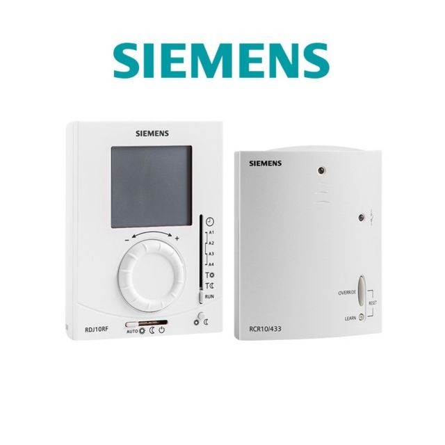 Siemens - PACK THERMOSTAT AMBIANCE GRAND LCD JOURNALIER SIEMENS RDJ10RF/SET - Accessoires de radiateur
