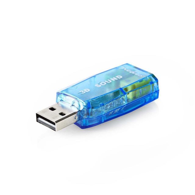 Kalea-Informatique - Carte son externe clé USB 2.0 - Entrée Micro + Sortie 5.1 - Carte Contrôleur USB