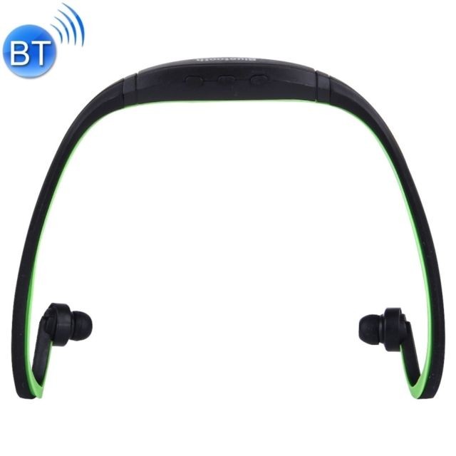 Wewoo - Casque Bluetooth Sport vert pour Smart Phones & iPad & Ordinateur Portable & Notebook & MP3 ou Autres Dispositifs Audio Stéréo Sans Fil Intra-auriculaires Écouteurs In-Ear avec Mains Appel Gratuit, Wewoo  - Casque audio sans fil sport