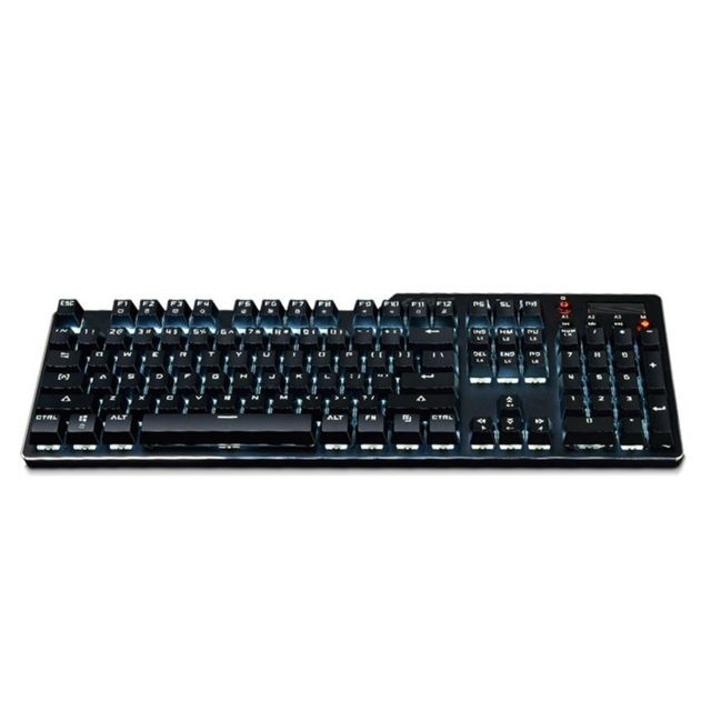 Wewoo - Ajazz AK35I Multimedia Knob Gaming Backlight Alloy Machinery Keyboard Black Blue Axis Wewoo  - Clavier