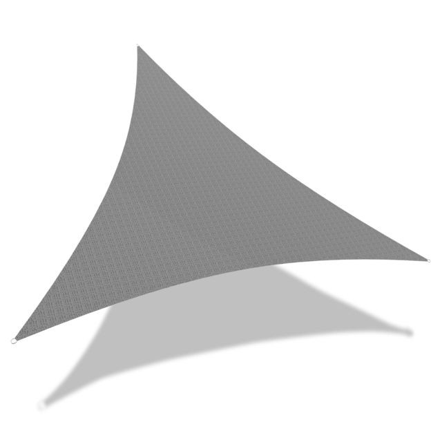 Vounot - Voile d ombrage Triangle HDPE avec 19 pcs kit de montage - Vounot