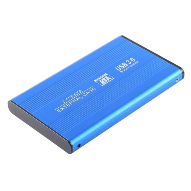 Boitier disque dur Wewoo Disque dur Externe 500GB Boîtier de mobile à interface super rapide USB 3.0, 500 Go (2,5 pouces) (Bleu)