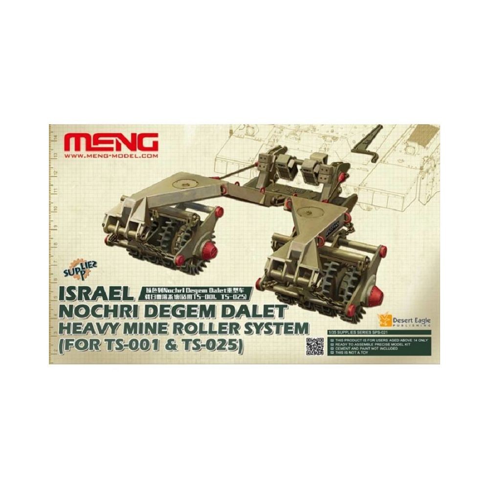 israel nochri degem dalet heavy mine roller system - accessoire maquette
