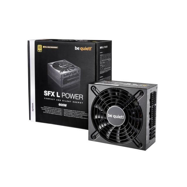 Be Quiet - SFX-L Power 600W - 80+ Gold Be Quiet   - Alimentation PC