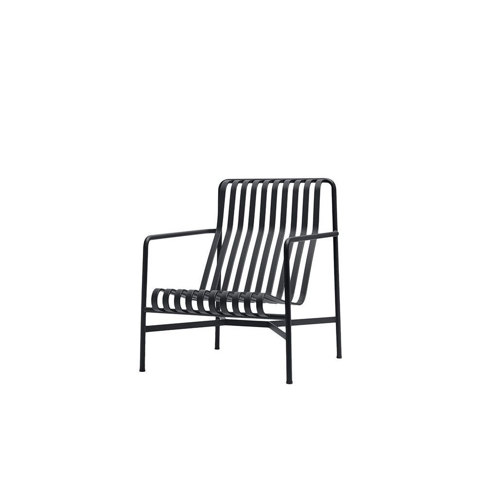 Hay Palissade Lounge Chair High - anthracite