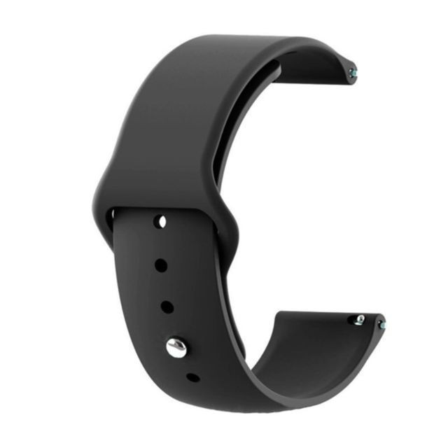 marque generique - Bracelet en silicone flexible noir pour votre Samsung Galaxy Watch Active 40mm SM-R500 marque generique - Accessoires bracelet connecté marque generique