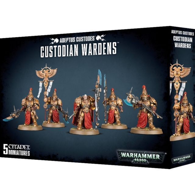 Games Workshop - Warhammer 40k - Adeptus Custodes Custodian Wardens Games Workshop  - Guerriers