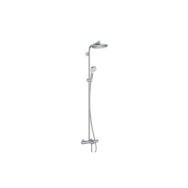 Hansgrohe - HANSGROHE Colonne de douche avec robinet mitigeur thermostatique Showerpipe Crometta S 240 Hansgrohe  - Thermostat douche