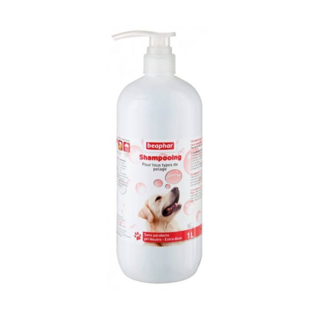 Hygiène et soin pour chien Beaphar Shampoing doux tous pelages Beaphar pour chien 1 litre